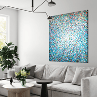 Image 7 of 'Luminescence 17' - 150x150cm