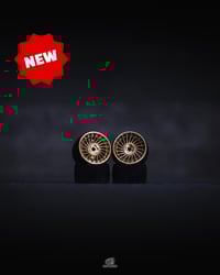 Image 1 of 1221 R5995 - Custom 1/64 Wheels + Ultra-Thin Tires