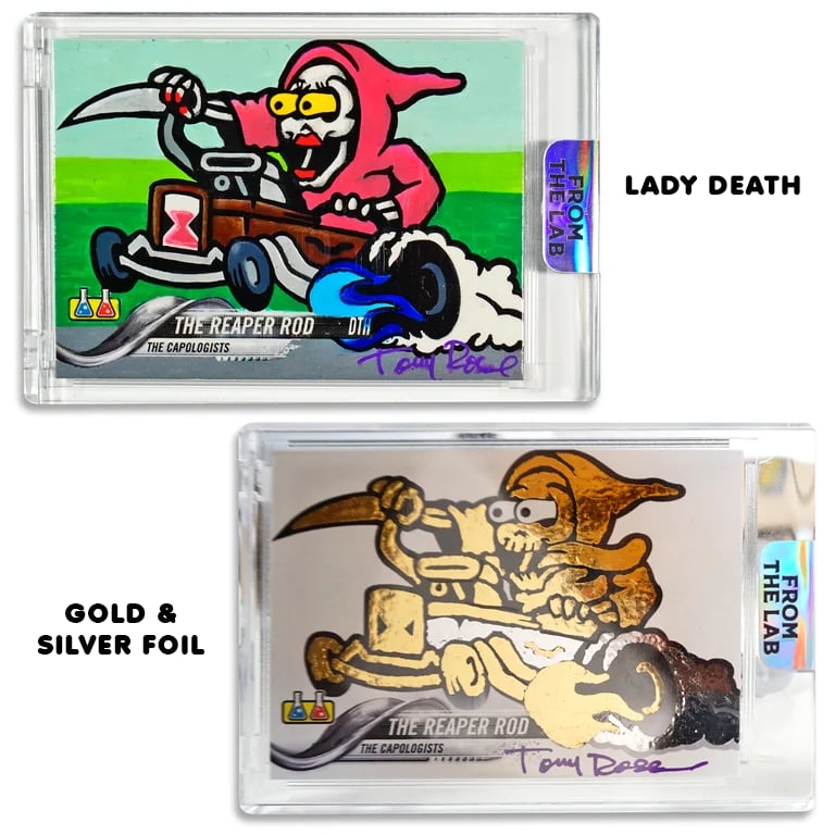 The Reaper Rod Hand Embellished Collector Card