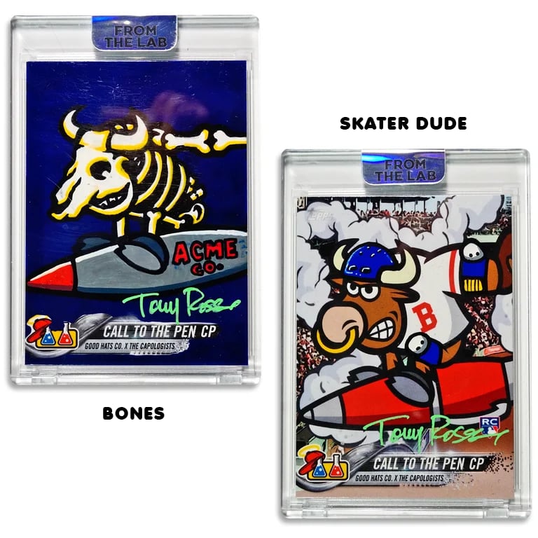 Call to the Pen Hand Embellished Collector Card