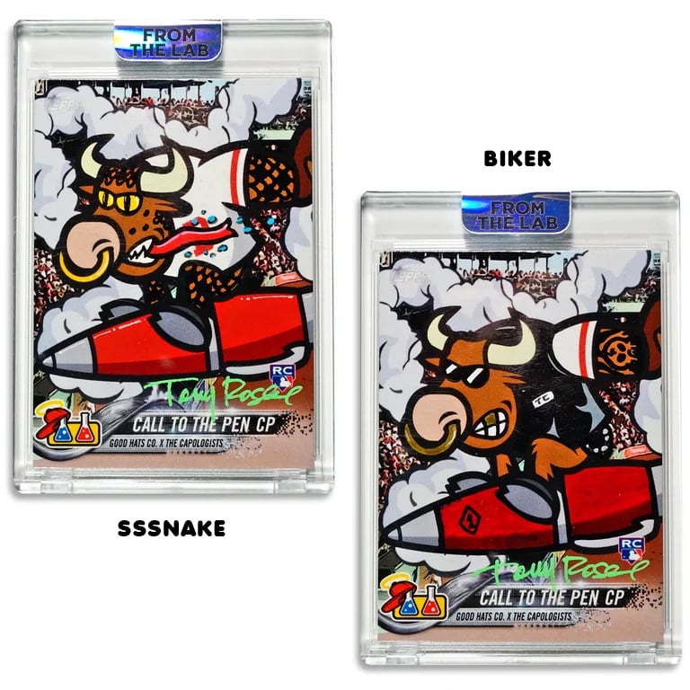 Call to the Pen Hand Embellished Collector Card