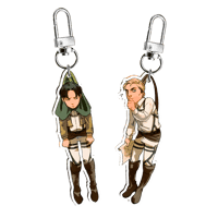 Image 1 of eruri keychains [PREORDER]