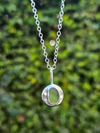 Image 5 of Ready to ship! ' Sea Fern ' - Sterling Silver pebble necklace with Cornish Green Seaglass 