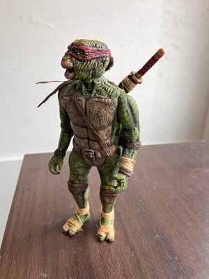 Image of Hand made ninja turtle Leonardo action figure