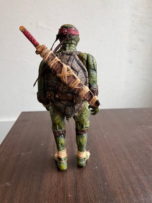 Image of Hand made ninja turtle Leonardo action figure