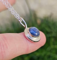Image 6 of Ready to ship! 'Ocean Blue ' - Sterling Silver & Kyanite Necklace 