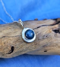 Image 7 of Ready to ship! 'Ocean Blue ' - Sterling Silver & Kyanite Necklace 