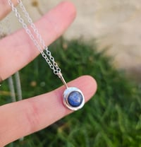 Image 9 of Ready to ship! 'Ocean Blue ' - Sterling Silver & Kyanite Necklace 