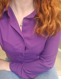 Image 12 of Ready to ship! 'Ocean Blue ' - Sterling Silver & Kyanite Necklace 