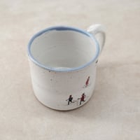 Image 4 of White Skiers Mug