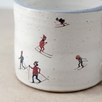 Image 5 of White Skiers Mug