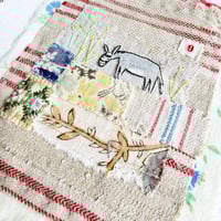 Image 4 of Art textile - ORIGINAL hand stitched Dennis the Donk