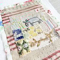 Image 5 of Art textile - ORIGINAL hand stitched Dennis the Donk