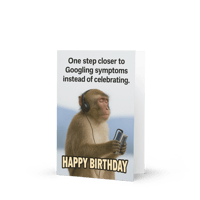 Image 3 of Googling Symptoms - Birthday Greeting card