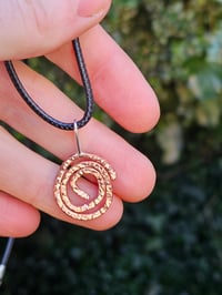 Image 3 of Ready to ship! Mens Necklace - Copper Swirl 