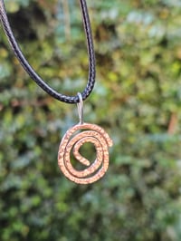 Image 5 of Ready to ship! Mens Necklace - Copper Swirl 