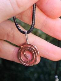 Image 1 of Ready to ship! Mens Necklace - Copper Swirl 