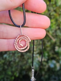 Image 2 of Ready to ship! Mens Necklace - Copper Swirl 