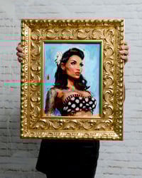 Image 2 of 'WHITE FLOWER' Original Oil Painting