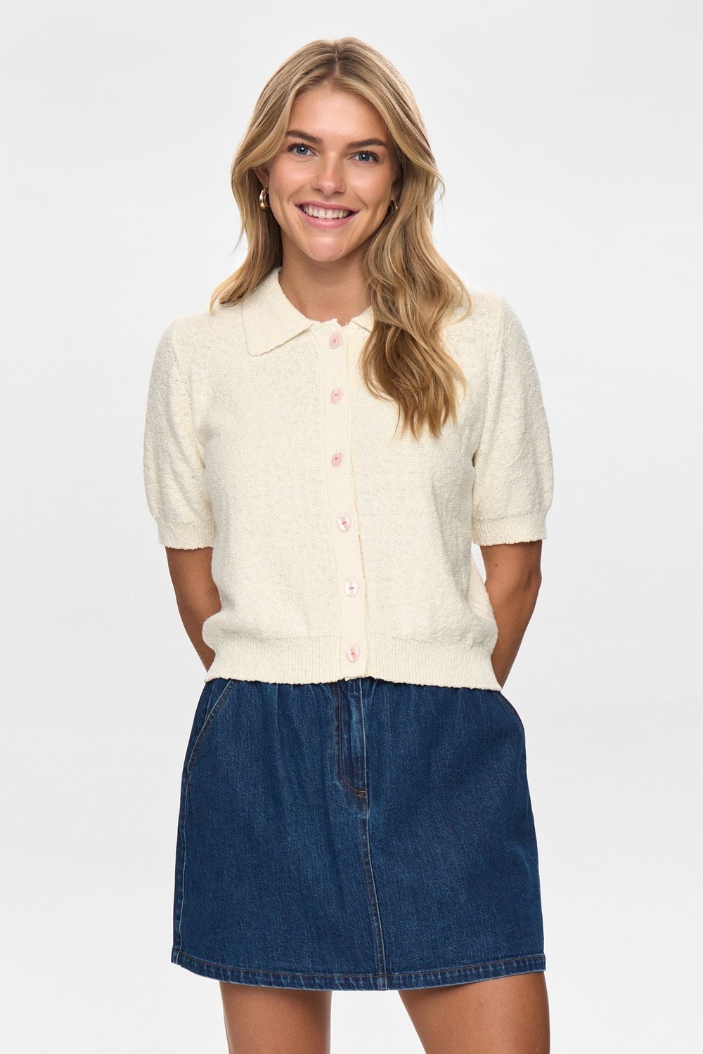 Image of 1-Chaqueta Nuzola Cloud Dancer