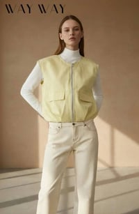 Image 1 of Utility Vest — by WAY WAY (Yellow)