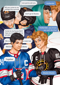 Image 2 of Heated Rivalry [Bookmark, print & Stickers]