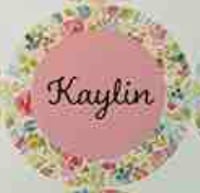 Floral circle name tag