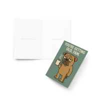 Image 4 of Wrinkles & Coffee - Birthday Greeting card