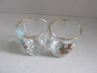 Image 14 of Vintage Scotland Shot Glasses Set (6) with Metal Tray, c 1960s, Boxed