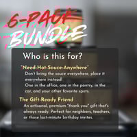 Image 3 of 6-Pack Bundle (8oz) - 6 Jars (Mild/Medium/Mix) + Free Shipping