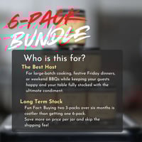 Image 2 of 6-Pack Bundle (8oz) - 6 Jars (Mild/Medium/Mix) + Free Shipping