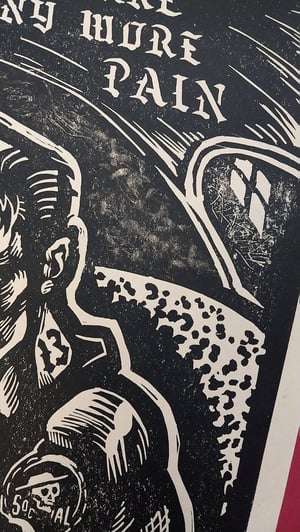 Image of LINO PRINT Ball and Chain