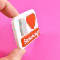 Image 7 of I Love Stonehenge Brooch