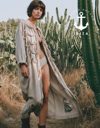 Image 1 of UNISEX GANESHA LINO  ¥ UNISEX ¥ VINTAGE COAT ¥ IBIZA¥ 