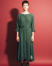 Image 4 of Copy of PUNK STRIPE DRESS ✘ IBIZA PRINT  ✘ VINTAGE  ✘ UPCYCLED