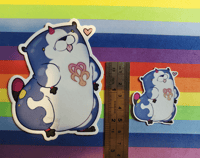 Image 4 of Meowwow Stickers - 10x10cm + 5x5cm