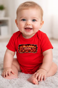 Image 1 of FDNY Fire Onesie – Bold Baby Style 🔥