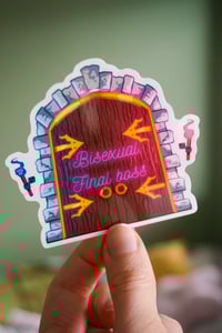 Image 2 of Sticker "Bisexual boss"