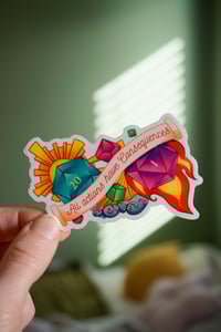 Image 2 of Stickers "All actions have consequences"