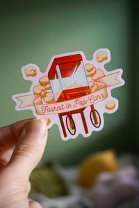 Image 2 of Sticker "Fournit le pop corn"