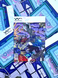 Image 4 of Futurewave SoundWave Red Collectors Edition Cassette & Zine Bundle