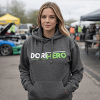 DoriHero Logo Hoodie White/Green