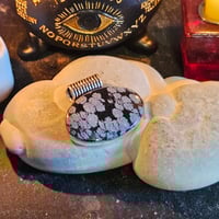 Image 6 of Snowflake Obsidian Talisman Pendant