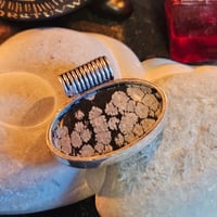 Image 7 of Snowflake Obsidian Talisman Pendant