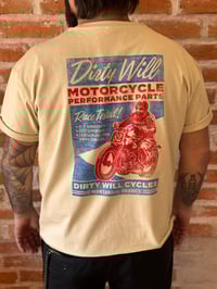 Image 2 of POSTER TEE STAMP RED BLEU