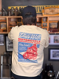 Image 1 of POSTER TEE STAMP RED BLEU