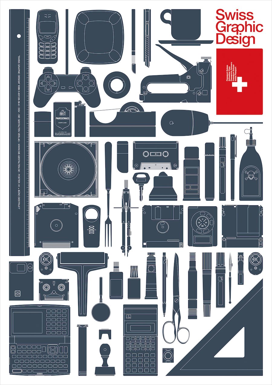 Image of Büro Destruct - Swiss Graphic Design Poster