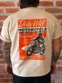 Image 3 of POSTER TEE STAMP BLACK ORANGE