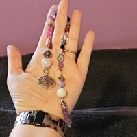 Image 2 of Hand Made Pendulum with Amethyst pointer and Tree of Life end