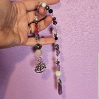 Image 5 of Hand Made Pendulum with Amethyst pointer and Tree of Life end